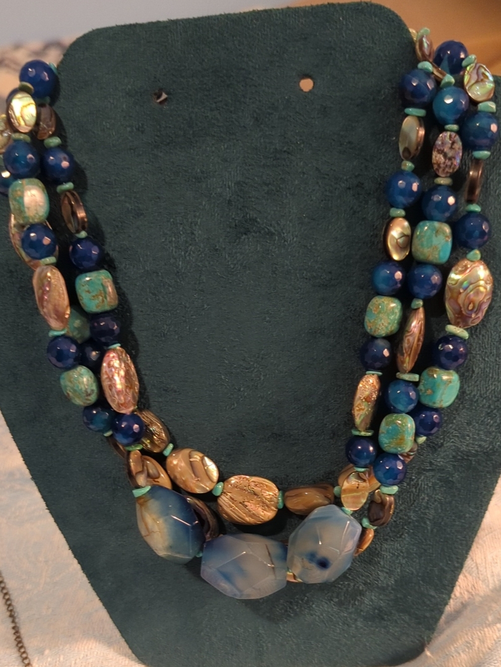 Barse 3 Strand Necklace